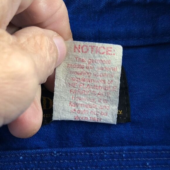 Deerskin Mens Shirt Size XL Blue Long Sleeve Casual Buton Up Classic Travel - Picture 8 of 11